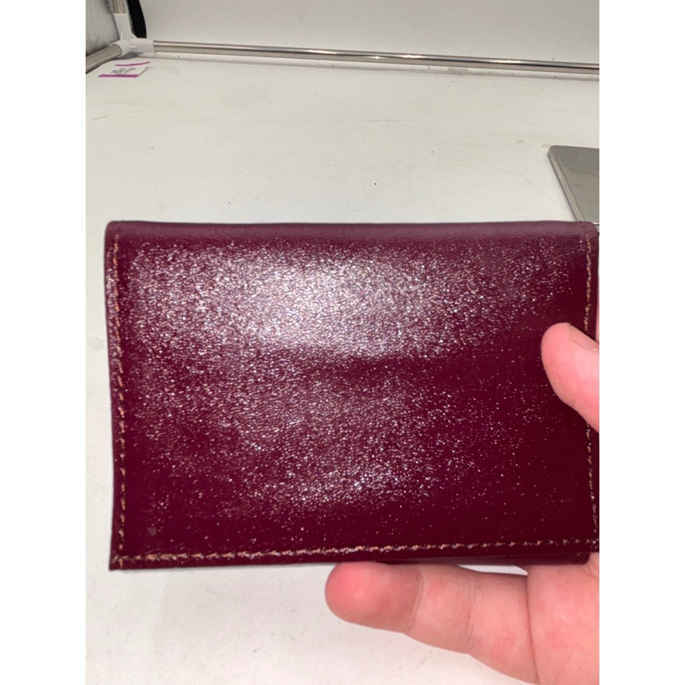 Pierre Cardin Vintage Burgundy Leather Trifold Wallet Made in USA Card Holder